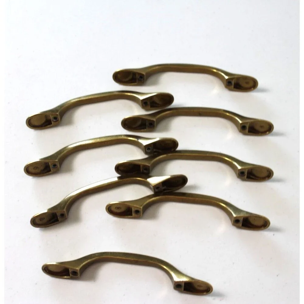 8-Hickory Hardware Solid Core Kitchen Cabinet Pulls 3